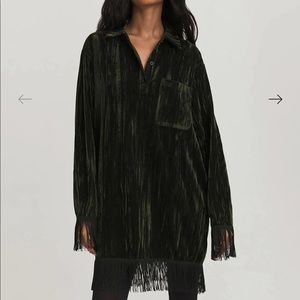 Something Navy Phoebe Velvet dress